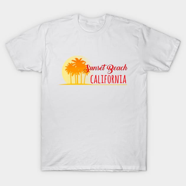 Life's a Beach: Sunset Beach, California T-Shirt by Naves